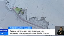 Imagem de Lançamento da primeira pedra para a construção do passeio marítimo da Lagoa [Vídeo]