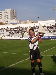 Alexandre, em 2006, no dia em que completou mil jogos ao serviço do Varzim