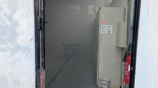 Imagem de Suspeita de fogo na Estação Elétrica de Água de Pena