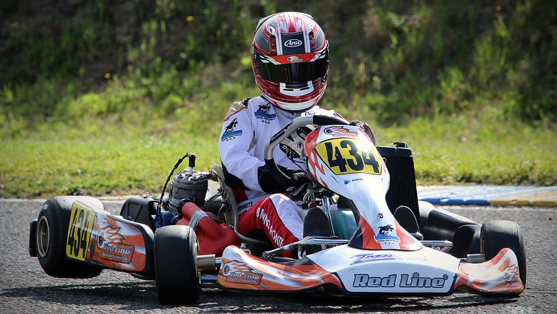 Imagem de Bruno Ponte apostado em alcançar um lugar pódio na mediática Taça de Portugal de Karting