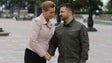 Imagem de Zelensky acusa Putin de matar líder do Grupo Wagner
