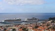 Imagem de Dois paquetes e 8 mil turistas no Porto do Funchal