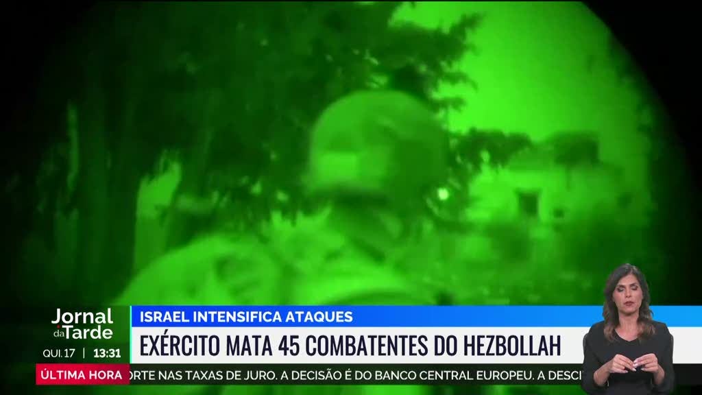 Exército israelita garante que em 24 horas matou 45 combatentes do Hezbollah