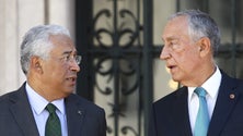 Imagem de Marcelo e Costa assistem juntos na Madeira ao jogo de Portugal
