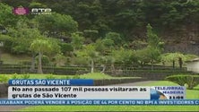 Grutas de São Vicente recebem cerca de 300 visitantes por dia