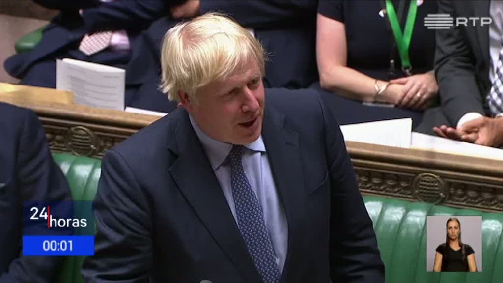 Reino Unido. Mo��o de Boris Johnson para elei��es a 15 de Outubro foi chumbada