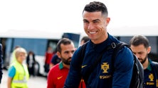 Imagem de Ronaldo começa a titular frente à Eslováquia