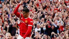 Imagem de Ronaldo dá vitória ao Manchester United