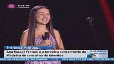 Ana Isabel Freitas é a terceira concorrente madeirense a ter destaque no programa The Voice Portugal