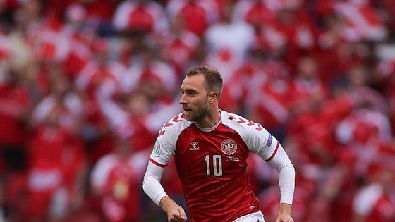 Imagem de Eriksen já teve alta