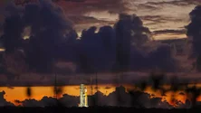 Imagem de NASA adia lançamento da nave Orion que iria orbitar a Lua