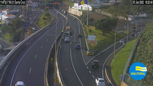 Imagem de Acidente congestiona trânsito na via rápida