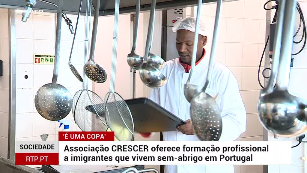 Imigrantes sem-abrigo recebem formação profissional em hotelaria