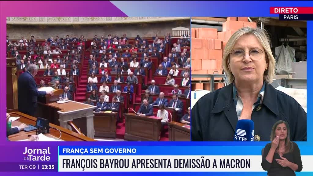 França sem Governo. François Bayrou formalizou demissão