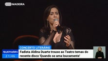Imagem de Fadista Aldina Duarte trouxe ao Funchal temas do recente disco `Quando se ama loucamente`