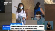 Imagem de Turistas e emigrantes vindos de Boston chegaram esta semana à Madeira (Vídeo)