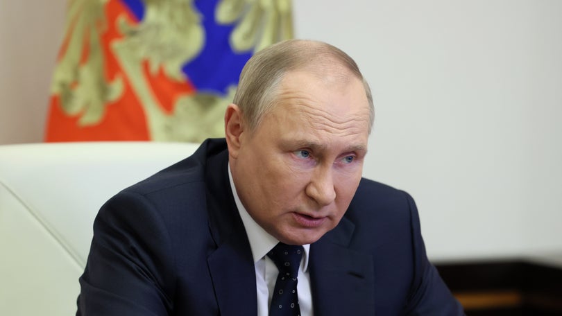 Imagem de Putin queixa-se de «agressão direta» de ciberataques do Ocidente contra a Rússia