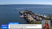 Câmara do Comércio da Horta preocupada com o abastecimento ao Corvo [Vídeo]