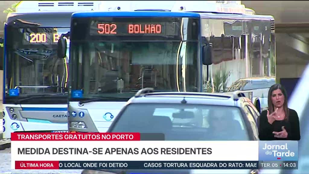 Transportes públicos vão passar a ser gratuitos para residentes da cidade do Porto
