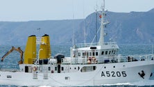 Imagem de “NRP Auriga” em missão na Madeira