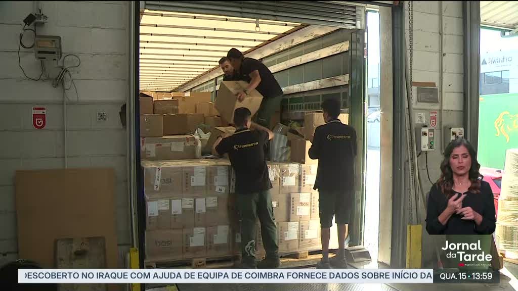 Camião com ajuda humanitária saiu de Braga rumo à Ucrânia