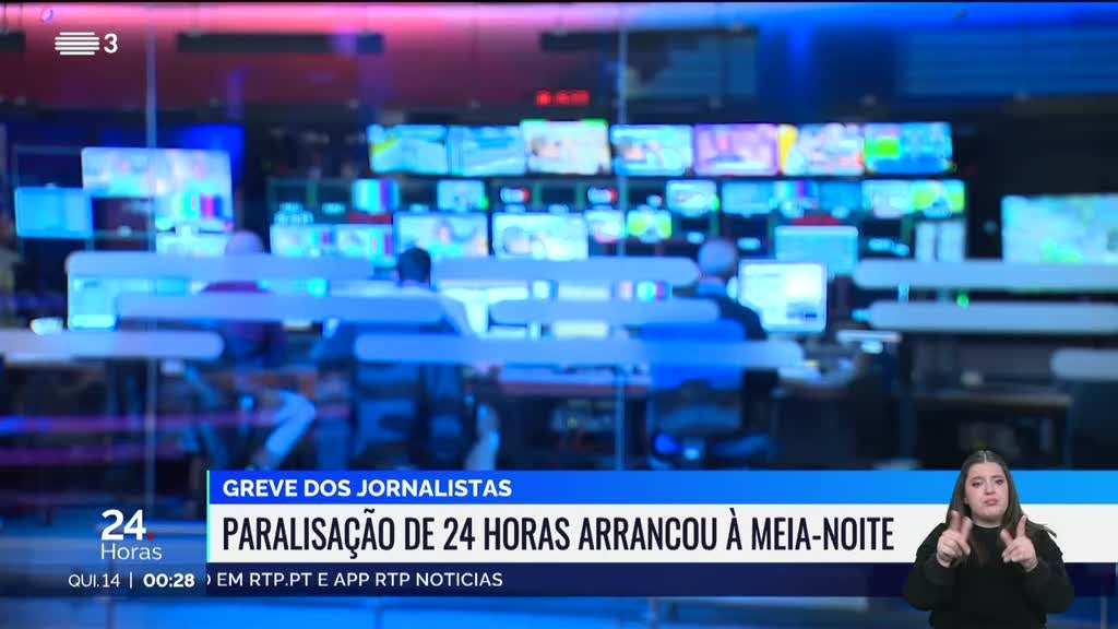 Jornalistas estão em greve esta quinta-feira, 42 anos depois