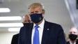 Imagem de Covid-19: Presidente dos EUA usa pela primeira vez uma máscara em público