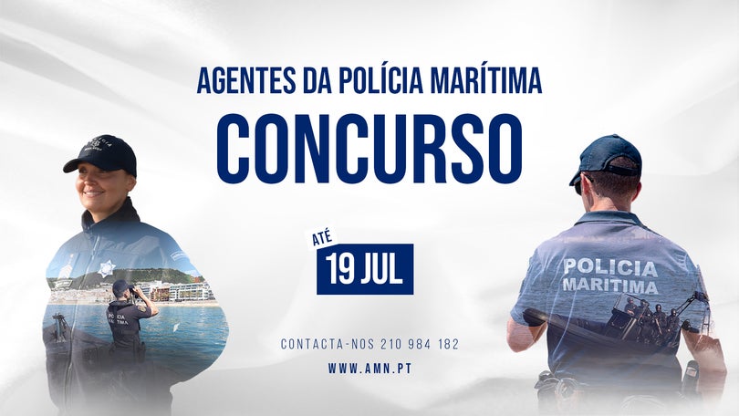Concurso aberto para integrar a Polícia Marítima