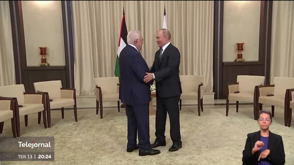 Encontro em Moscovo. Abbas e Putin defendem Estado palestiniano