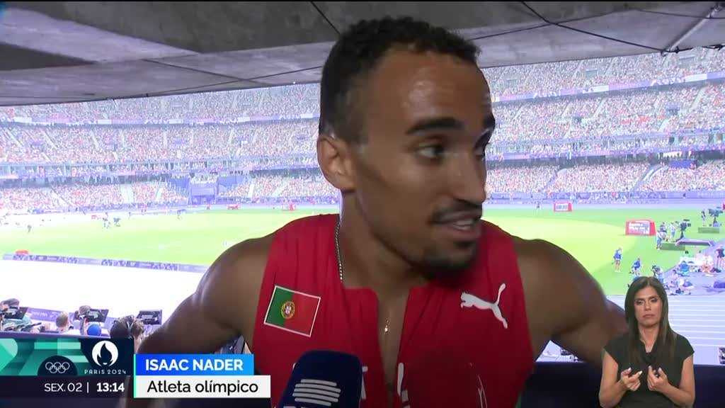 Começou o atletismo no Stade de France