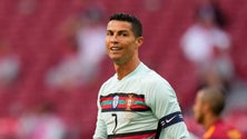 Imagem de Ronaldo preparado para fugir na tabela de jogos em fases finais