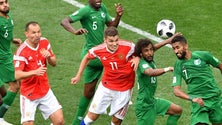 Anfitriã Rússia goleia Arábia Saudita no jogo inaugural do Mundial2018