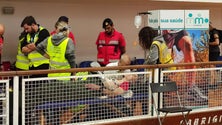 Imagem de EMIR foi chamada a estabilizar um atleta