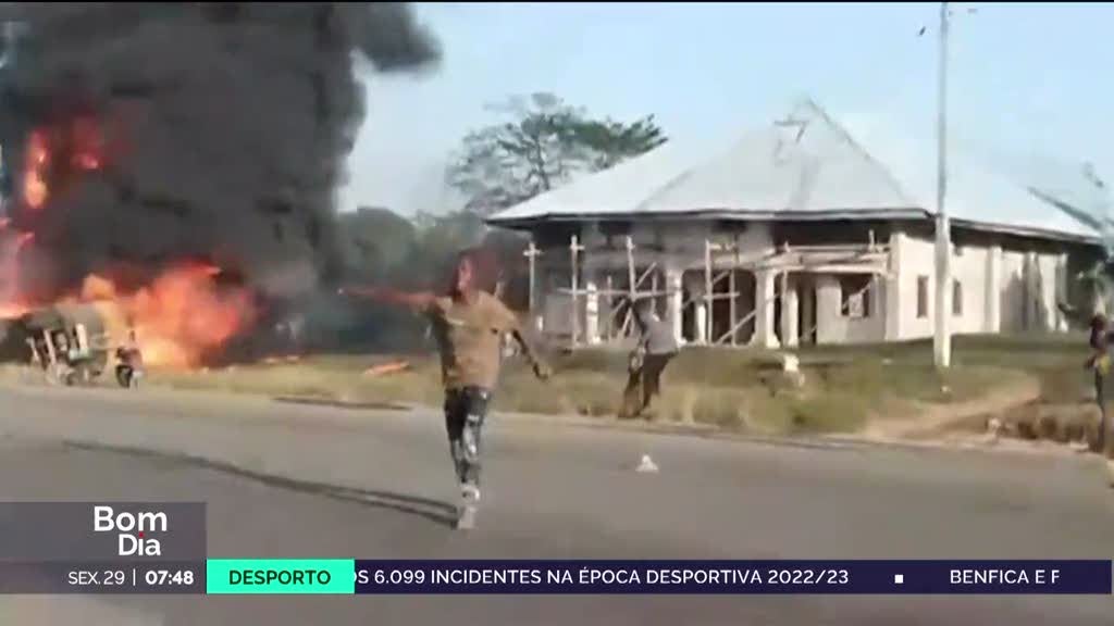 Libéria. Explosão de camião de combustível fez 40 mortos