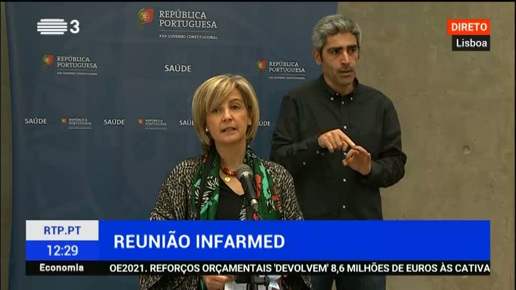 Reunião Infarmed. Marta Temido mantém a necessidade das medidas preventivas no combate à pandemia