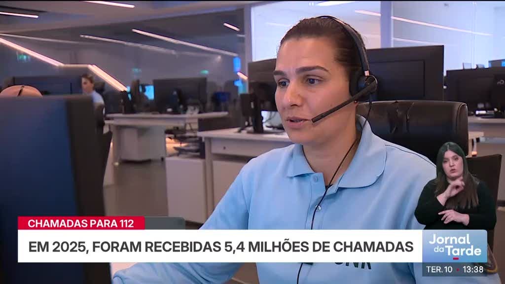 Mais de 70% das chamadas feitas em 2025 para o 112 foram indevidas