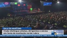 Imagem de Gala Marítimo distinguiu atletas, dirigentes e sócios