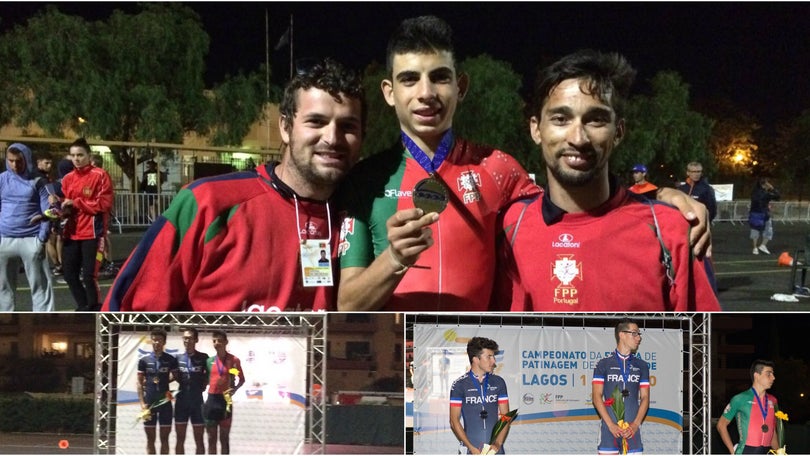 Imagem de Madeirense António Edgar Martins medalha de bronze no Campeonato da Europa de Patinagem de Velocidade