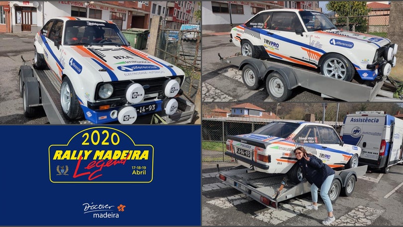 Imagem de Eduardo Veiga no “Rally Madeira Legend” com o Ford Escort RS Mk2
