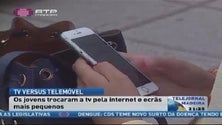 Jovens substituem televisão pelo telemóvel