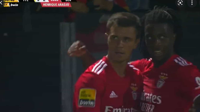 Imagem de Noite de glória para madeirense do Benfica