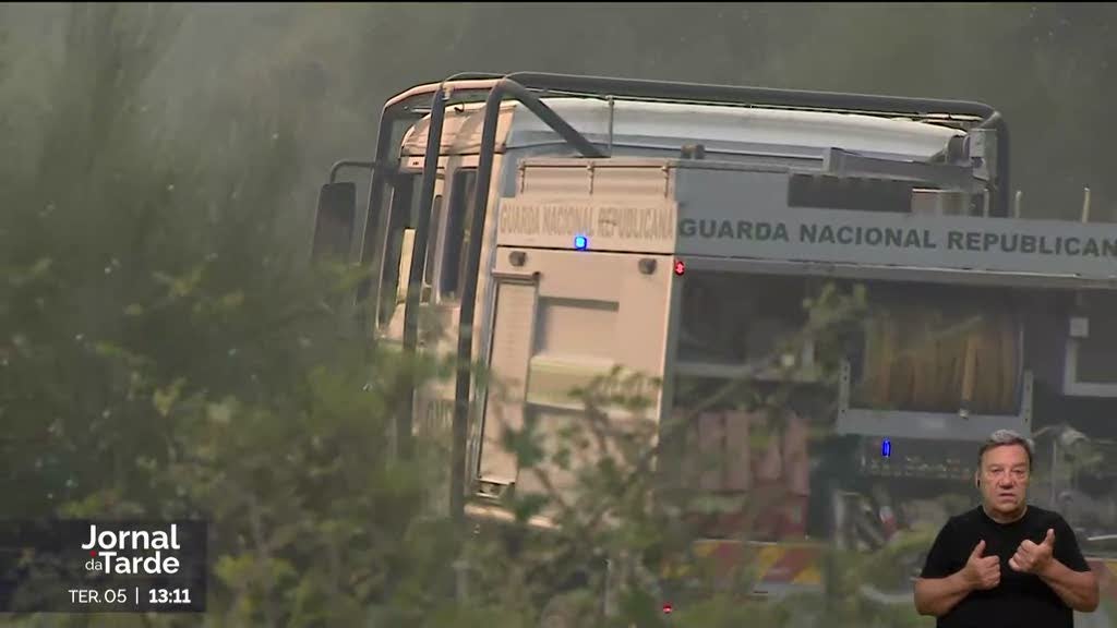 Detidos três suspeitos de fogo posto