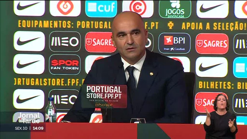 A lista está fechada para os jogos - Seleções de Portugal