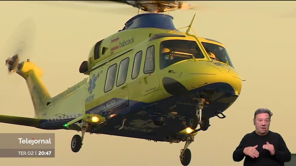 Helicoptero do INEM recusa transporte noturno de doente crítico