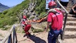 Turista socorrida pelos Bombeiros no Pico do Areeiro