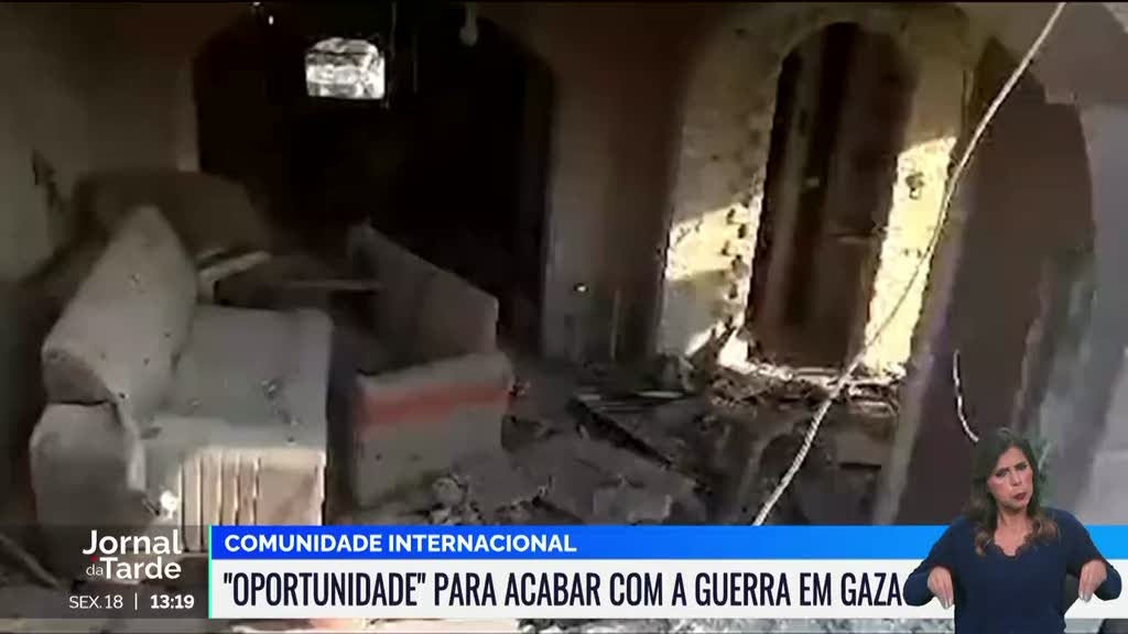 Comunidade internacional assinala "oprtunidade" de acabar com guerra em Gaza