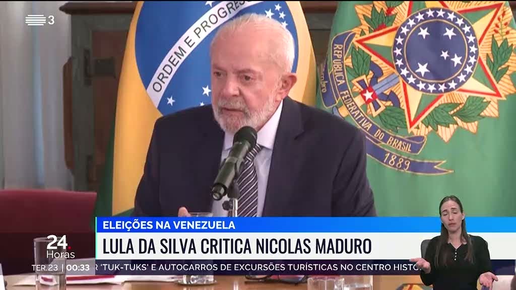 Eleições na Venezuela. Lula da Silva critica Nicolás Maduro