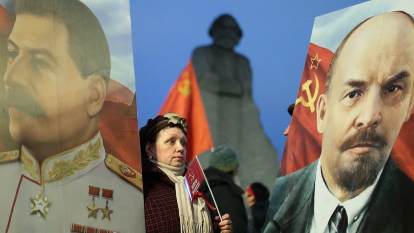 Imagem de Putin diz que invasão é resultado do colapso da União Soviética