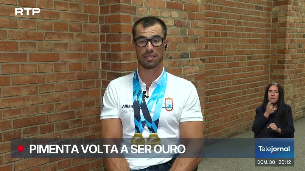 Imagem de Fernando Pimenta sobre o duplo ouro: "Tenho sido feliz, não é só dor, lágrimas e suor"