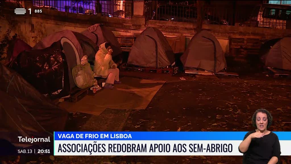 Vaga de frio obriga a mais apoio aos sem-abrigo